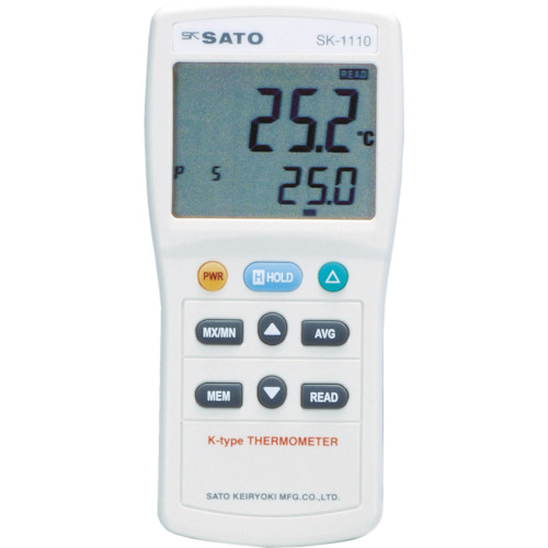 佐藤　デジタル温度計　指示計のみ（８０１４－０３）